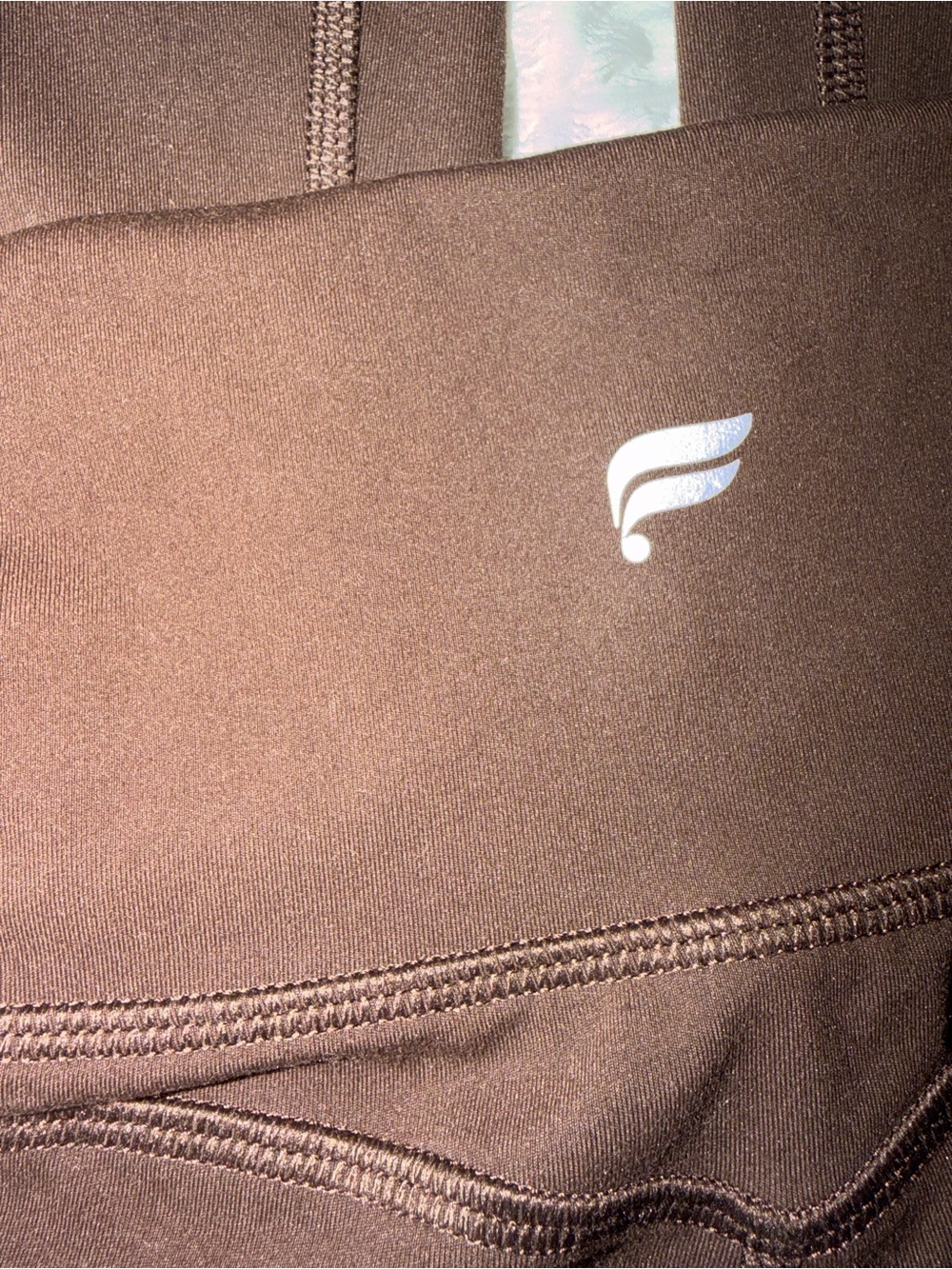 Fabletics Brown High-Waist Flare Leggings - Picture 3 of 3